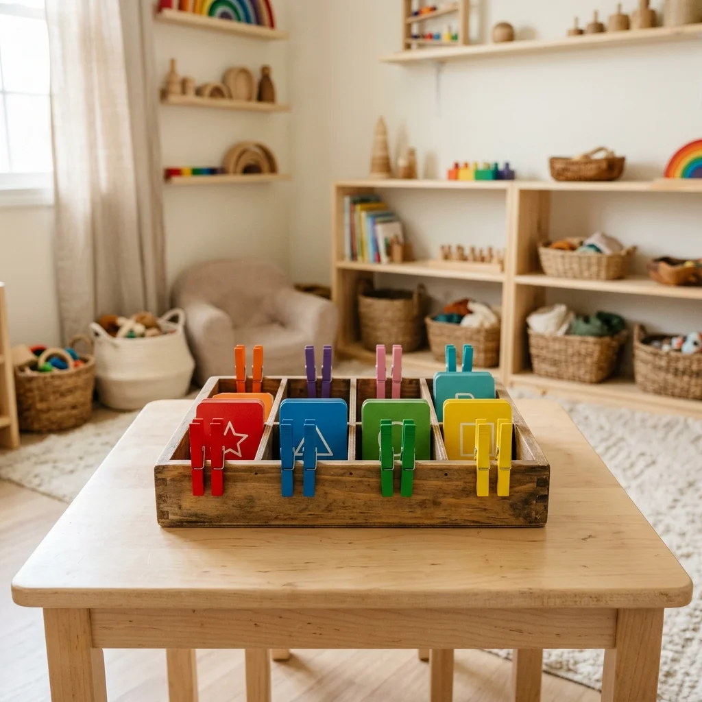 Rainbow Clothespins