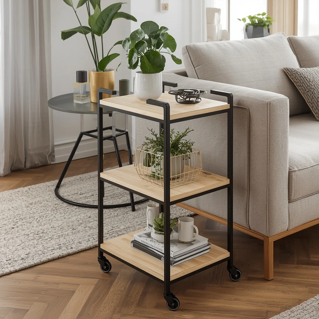 Rolling Book Cart