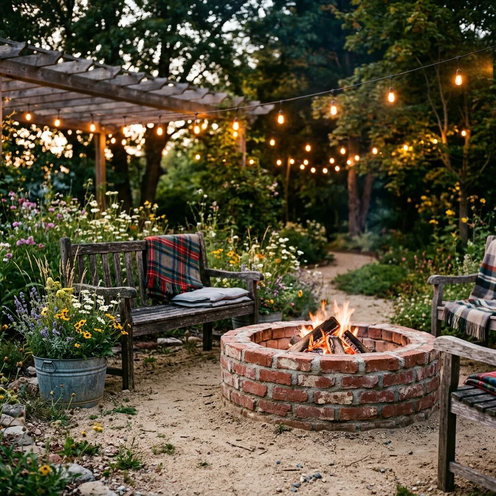 Rustic Brick Circle