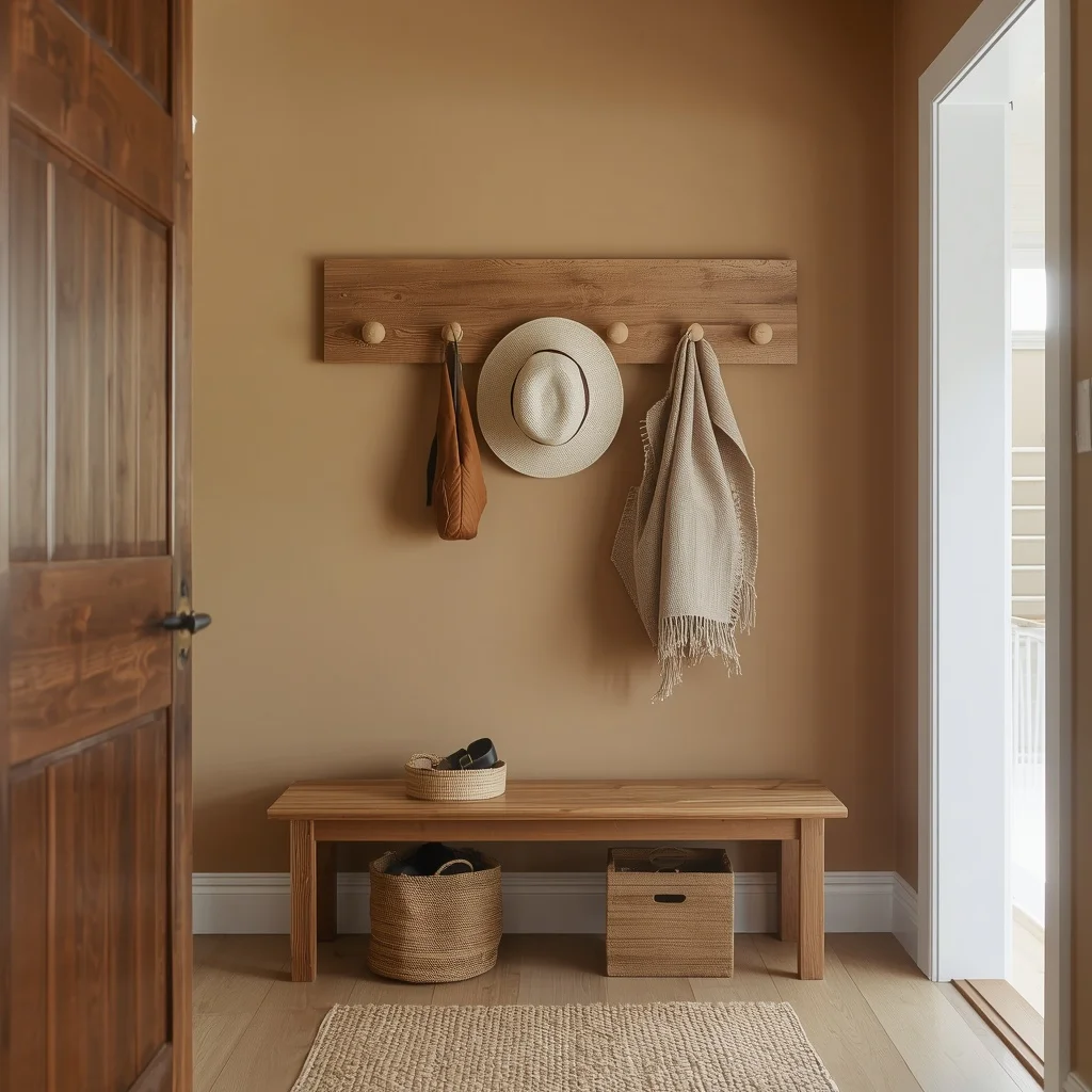 Rustic Peg Rack