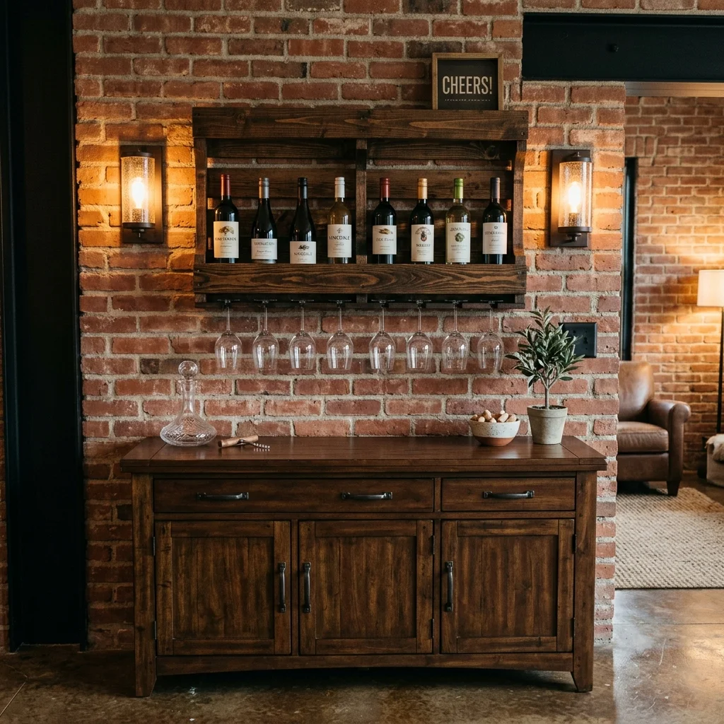 Rustic Wine Rack