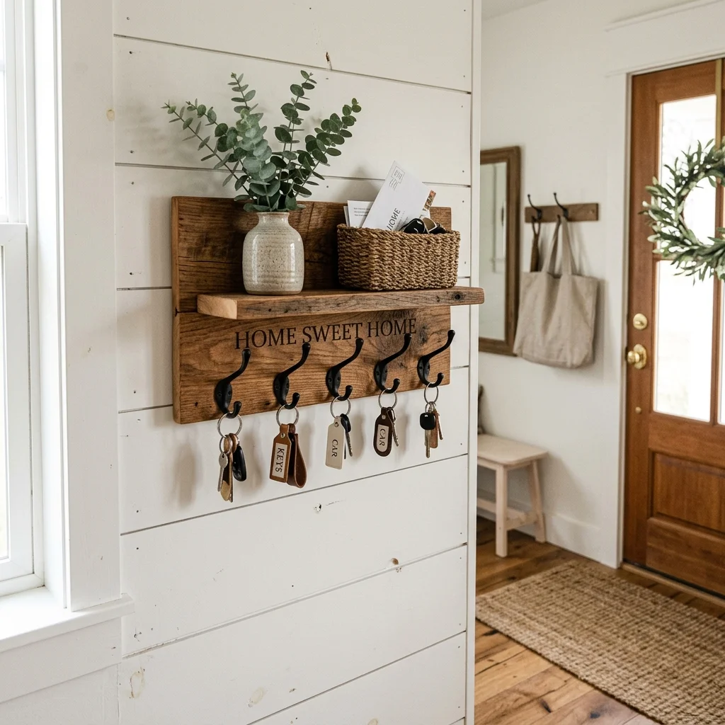 Rustic Wood Rack