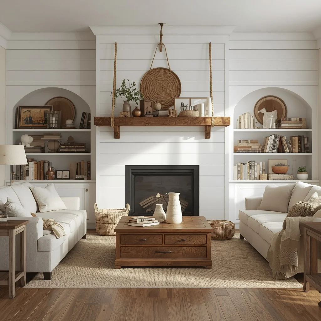 Rustic Wood Shelf