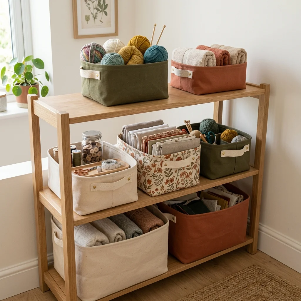 Scrap Fabric Baskets