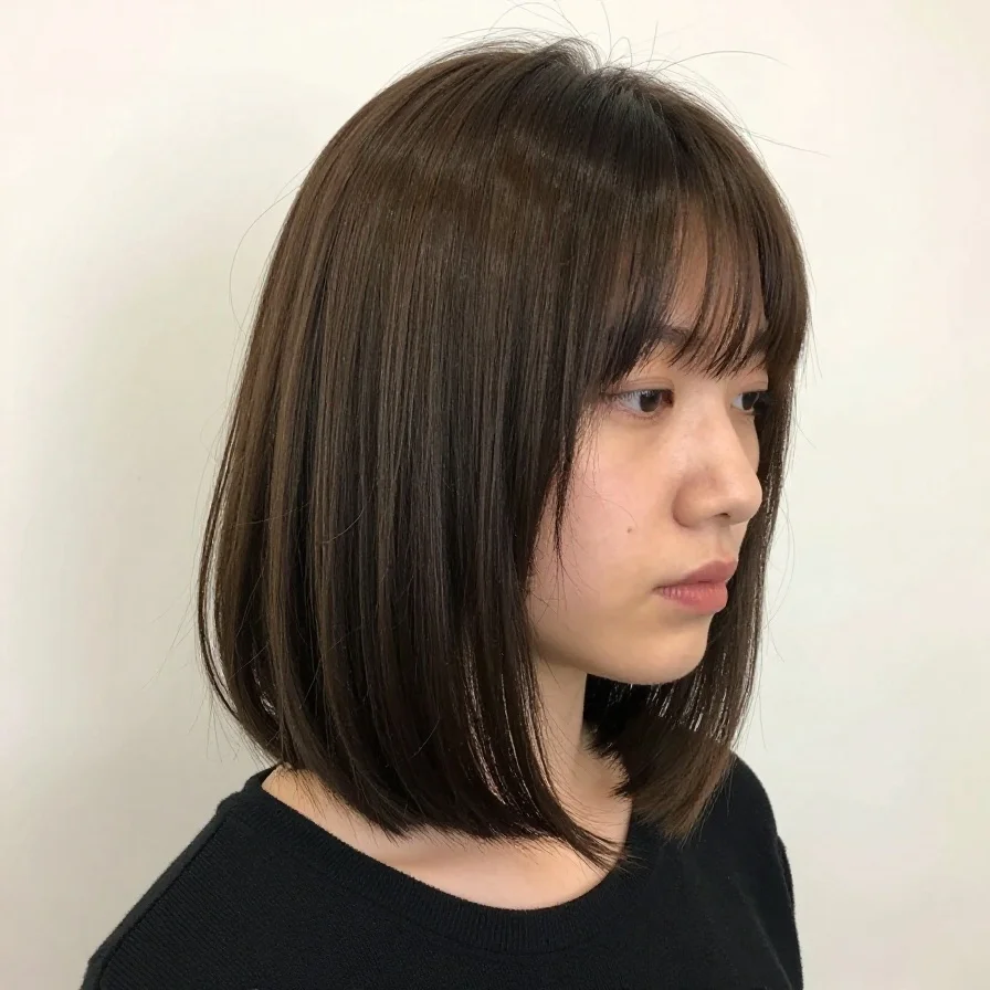 Shoulder Length Slimming Lob