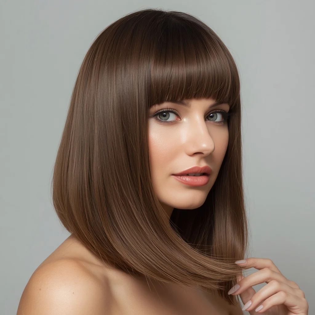 Sleek Lob Textured Ends