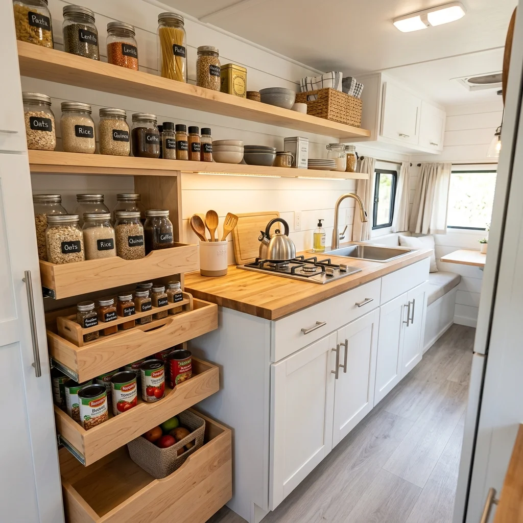 Sliding Pantry Drawers
