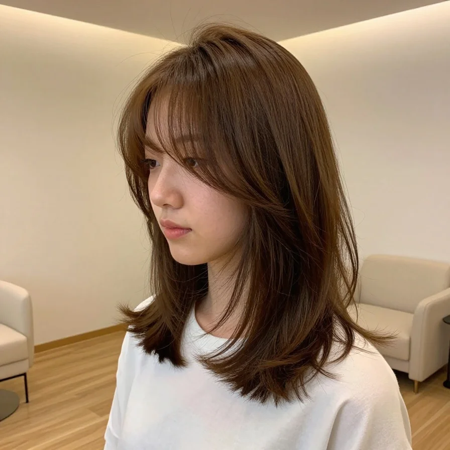 Soft Tousled Lob