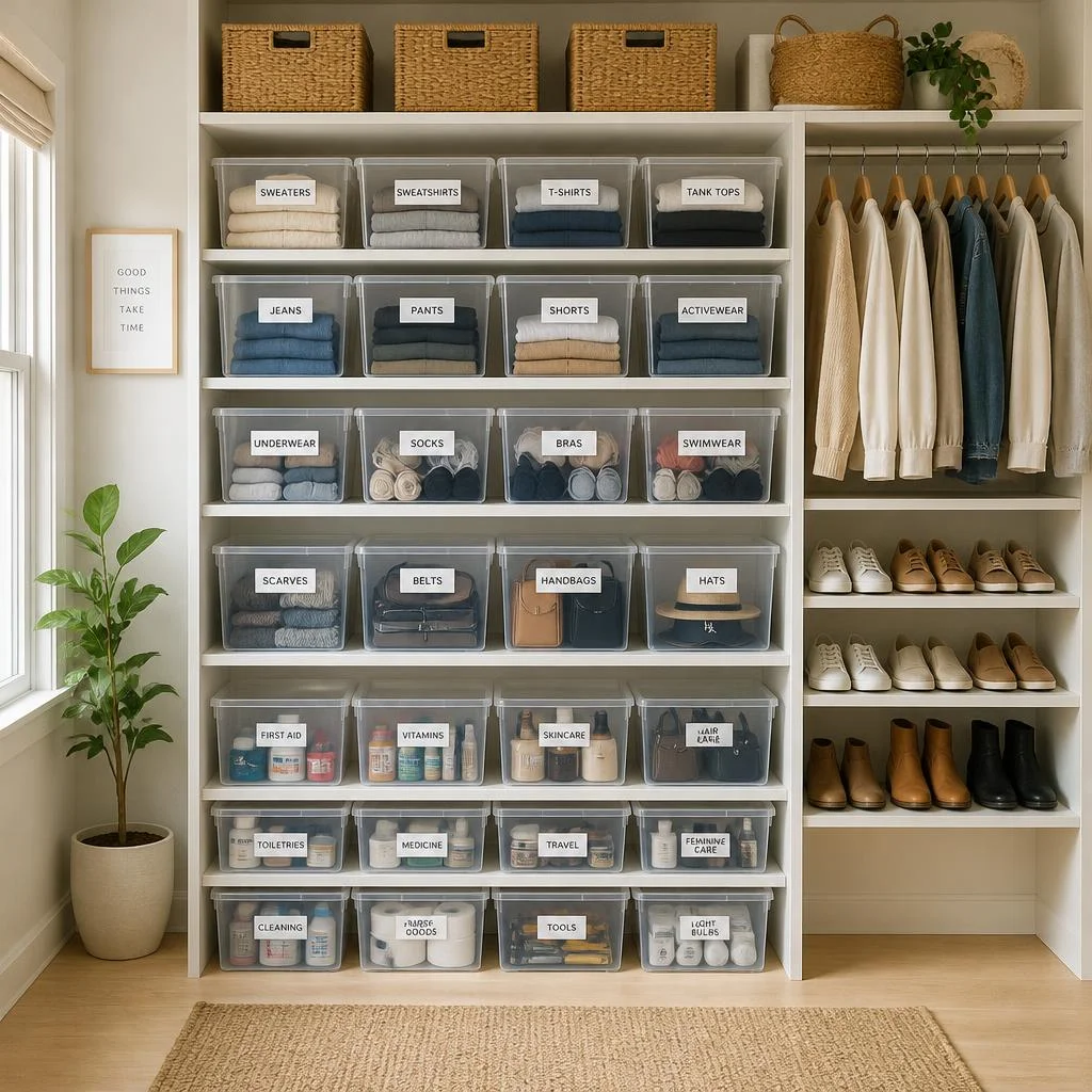 Stackable Clear Bins