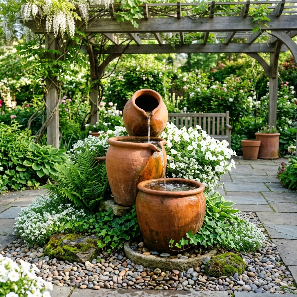 Stacked Pot Fountain