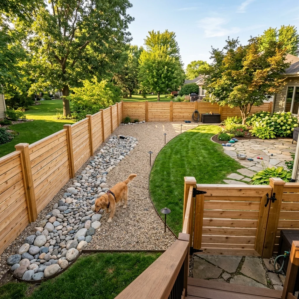 Stone Drain Channel