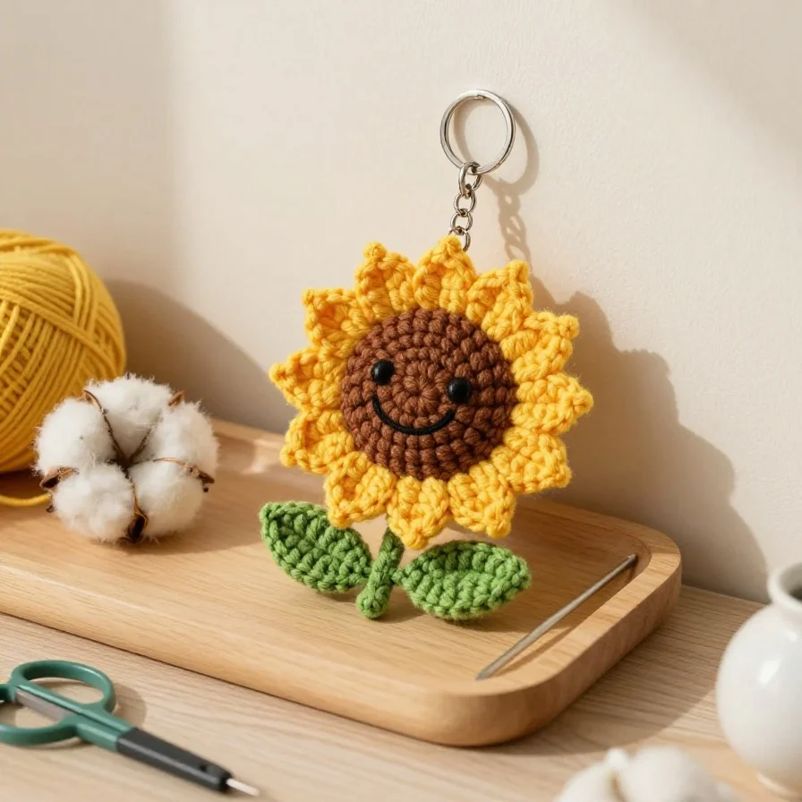 Sunflower Mini Charm