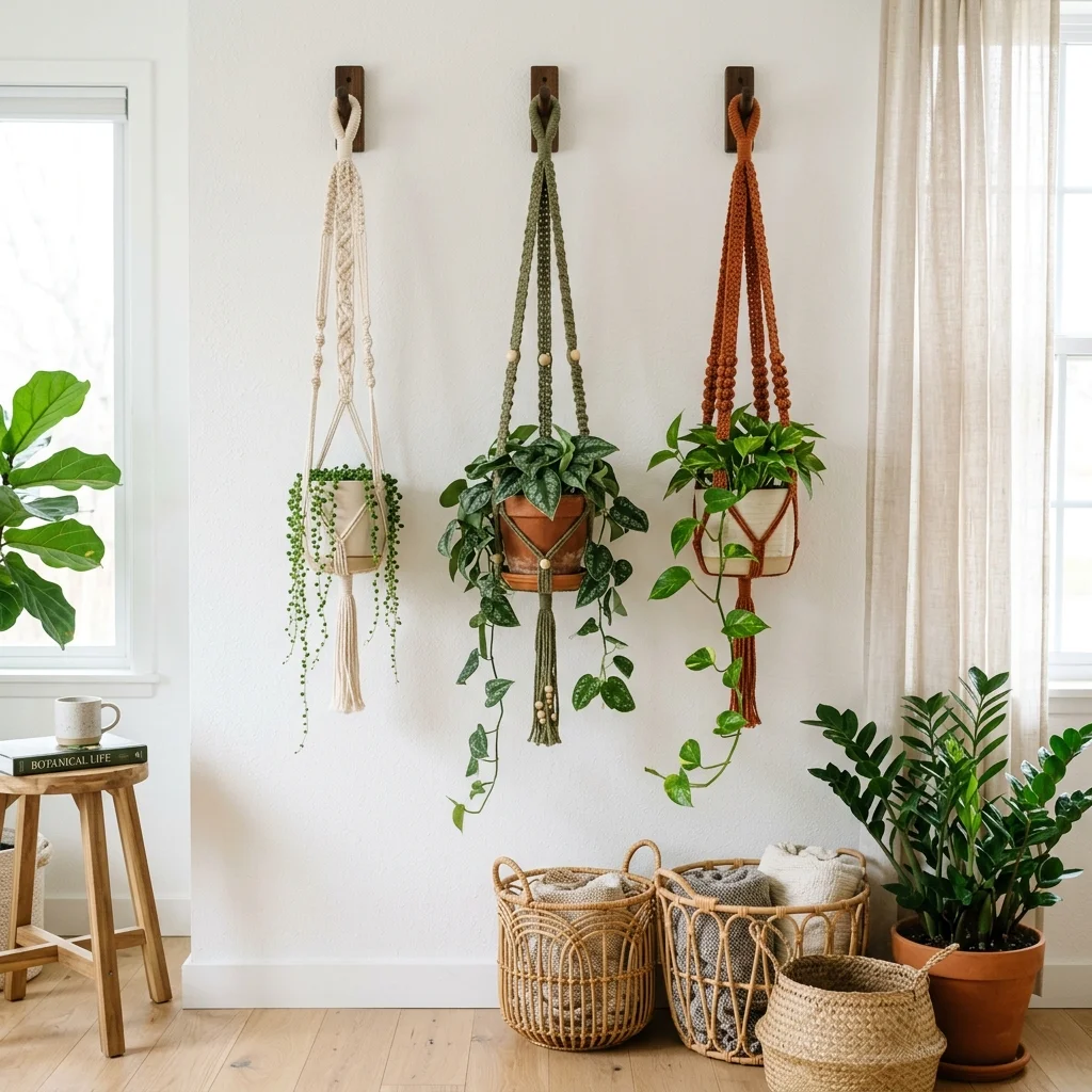 Textured Plant Hangers