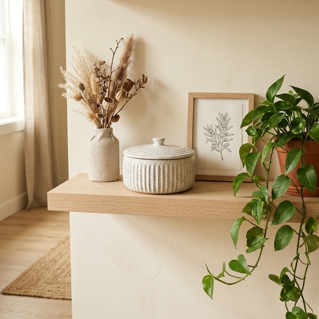 Textured Shelf Accent