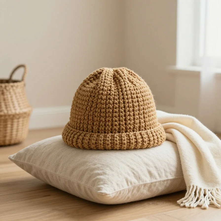 Textured Slouch Cap
