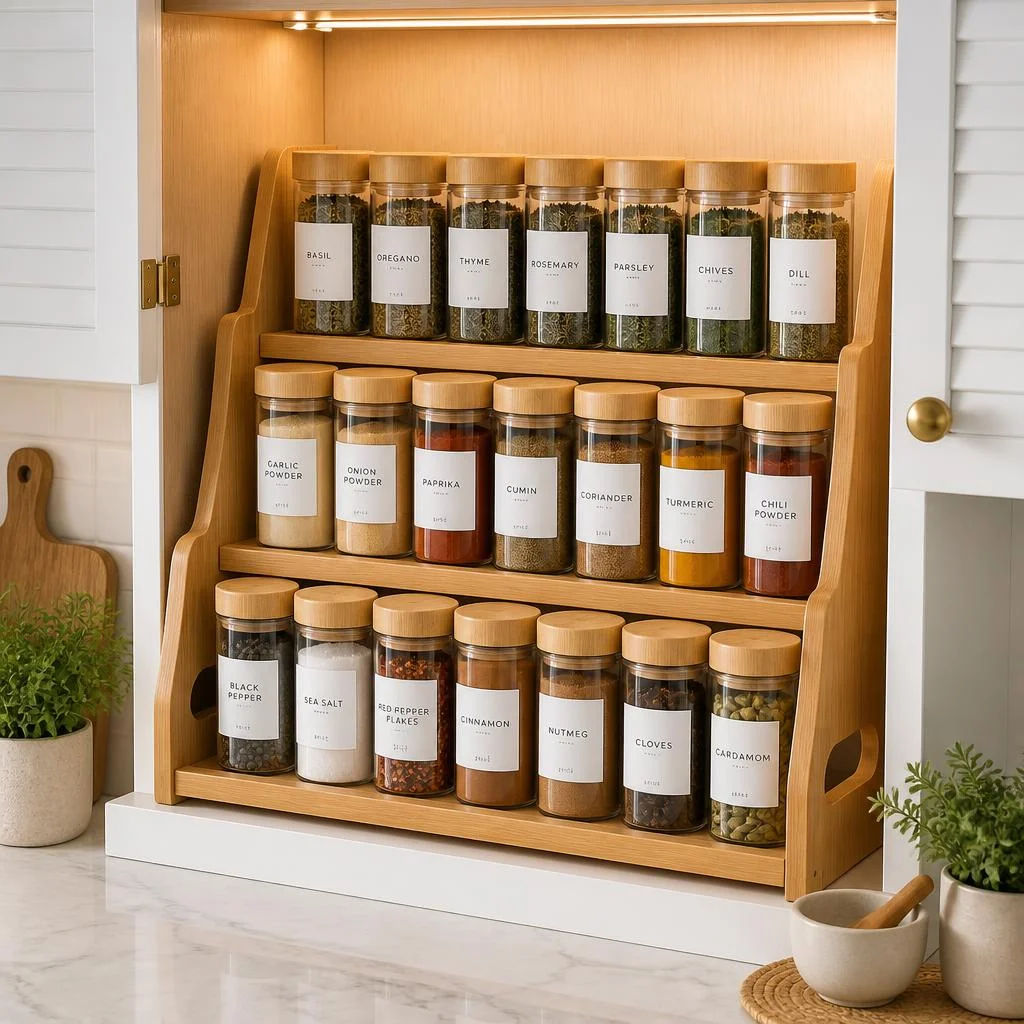 Tiered Cabinet Shelf