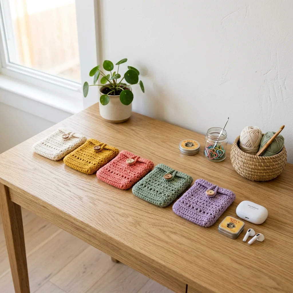 Tiny Crochet Pouches