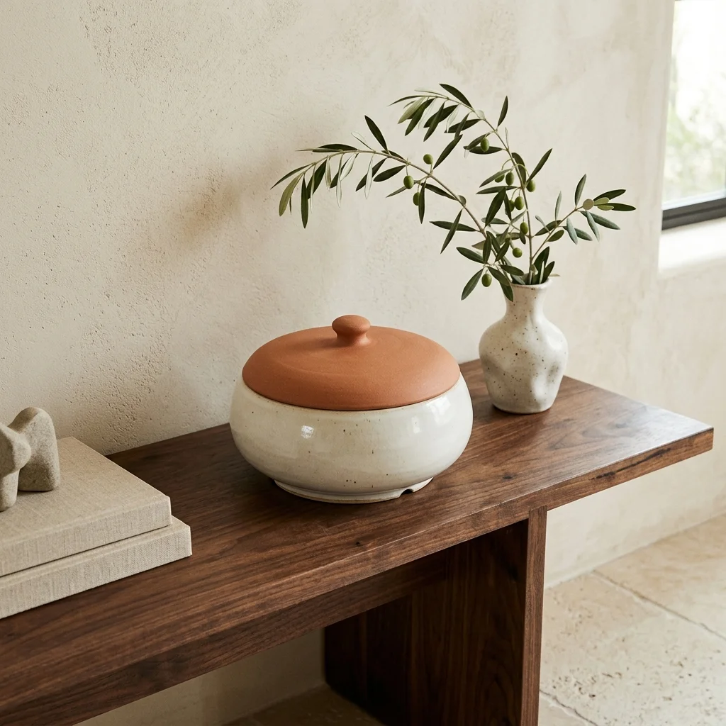 Two-Tone Sculptural Box