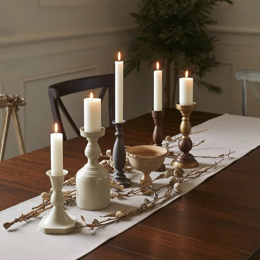 Upcycled Candle Holders