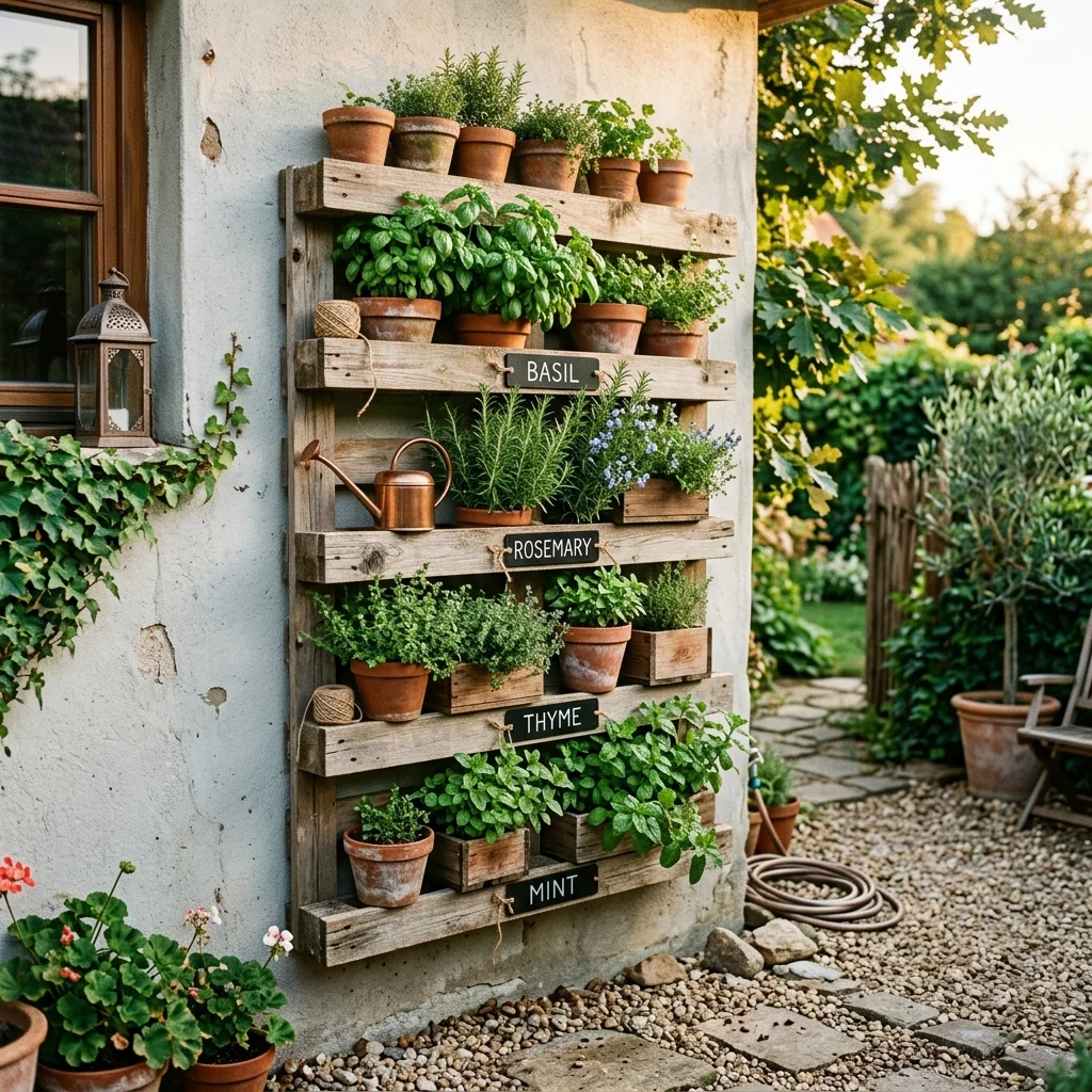 Vertical Herb Wall