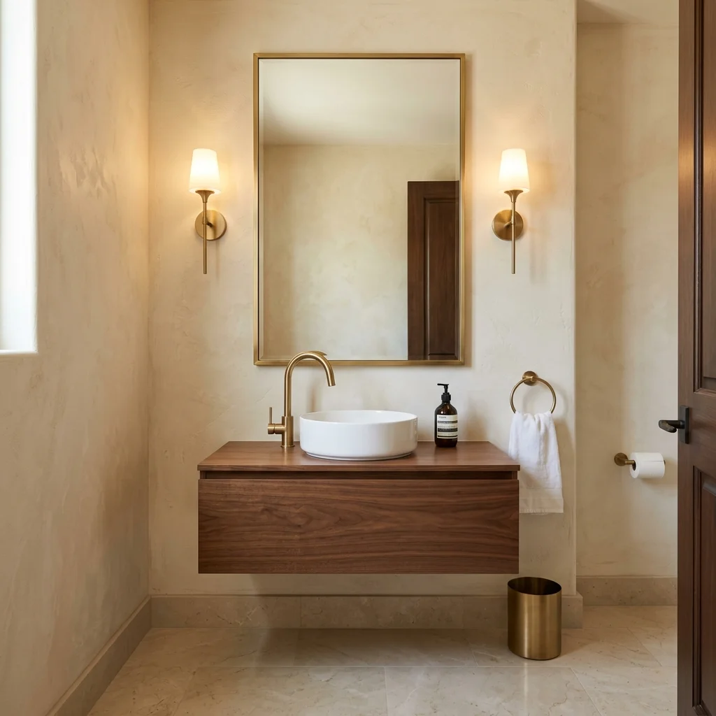 Warm Brass Accents
