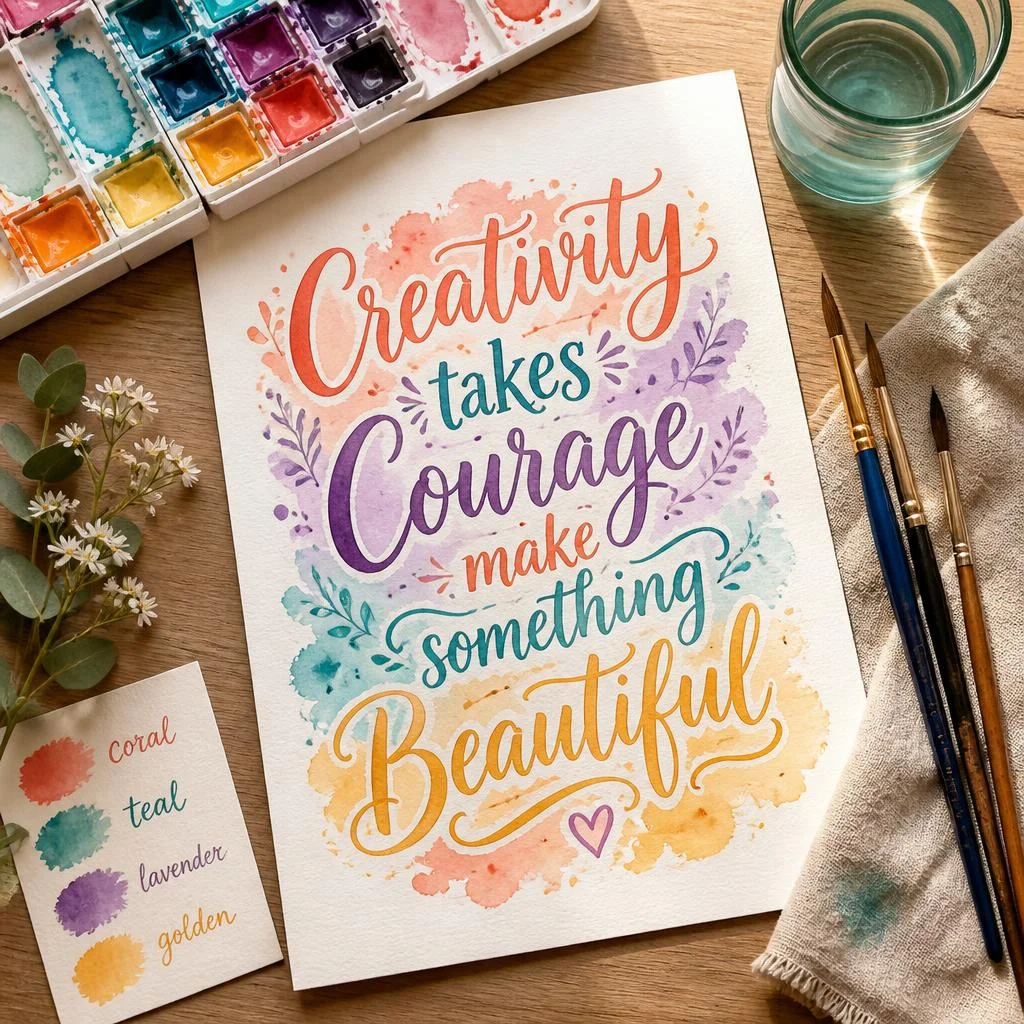 Watercolor Words