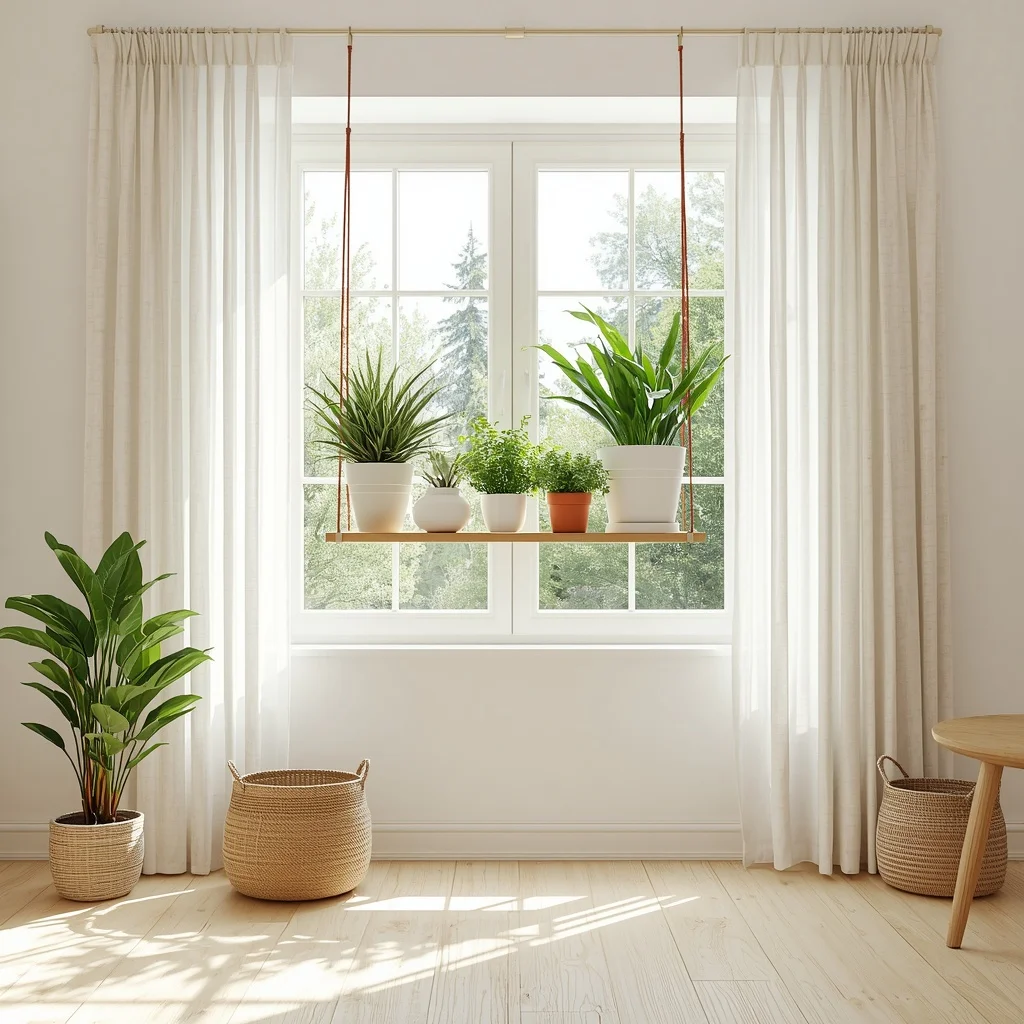 Window Plant Shelf
