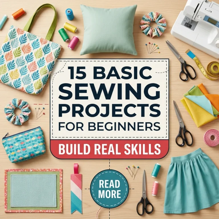 15 Basic Sewing Projects for Beginners Build Real Skills