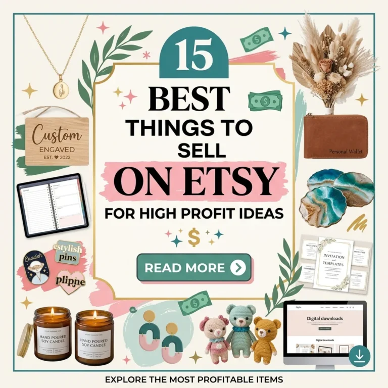 15 Best Things to Sell on Etsy for High Profit Ideas