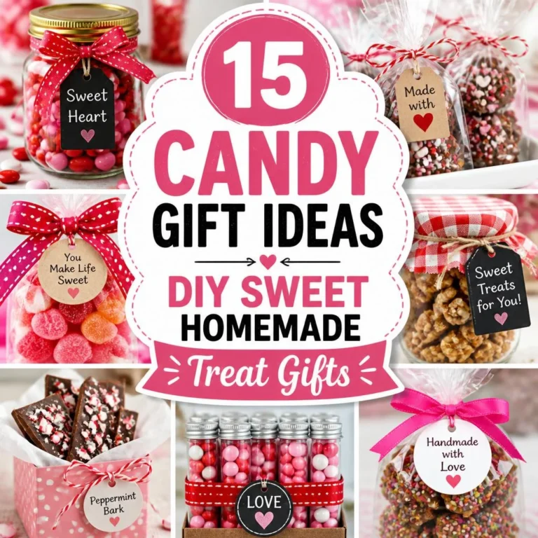 15 Candy Gift Ideas DIY Sweet Homemade Treat Gifts