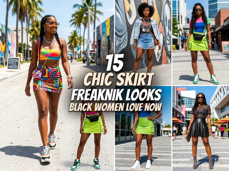 15 Chic Skirt Freaknik Looks Black Women Love Now