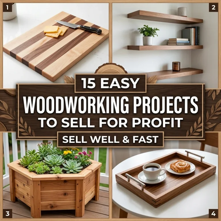 15 Easy Woodworking Projects That Sell Well and Fast