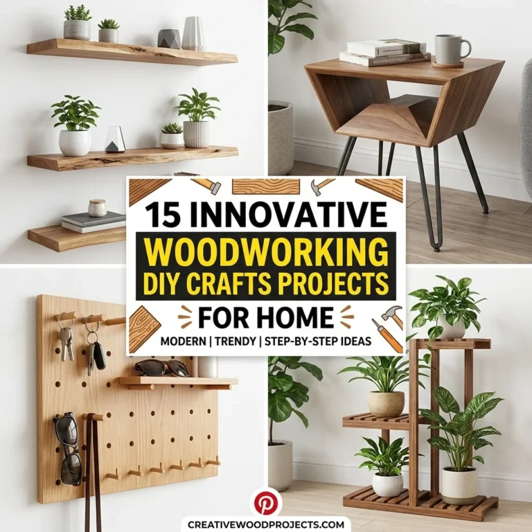 15 Innovative Woodworking DIY Crafts Projects for Home