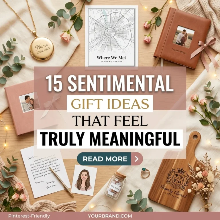 15 Sentimental Gift Ideas That Feel Truly Meaningful
