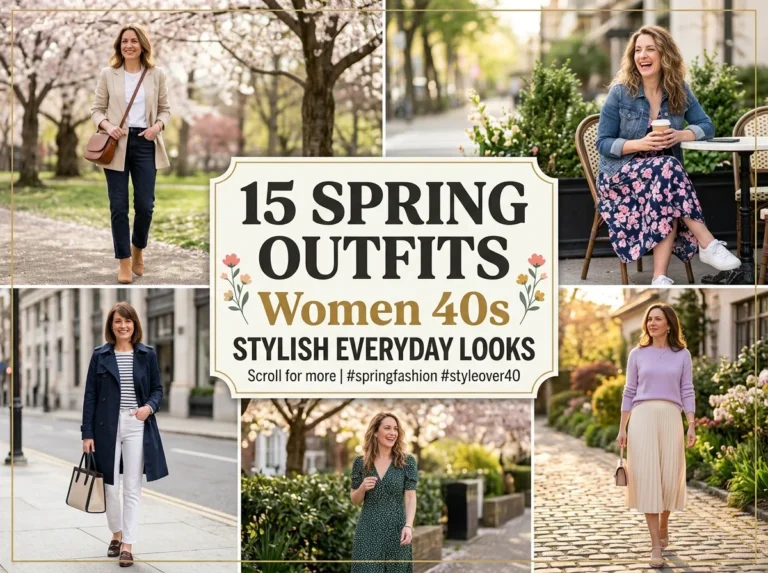 15 Spring Outfits Women 40s Stylish Everyday Looks