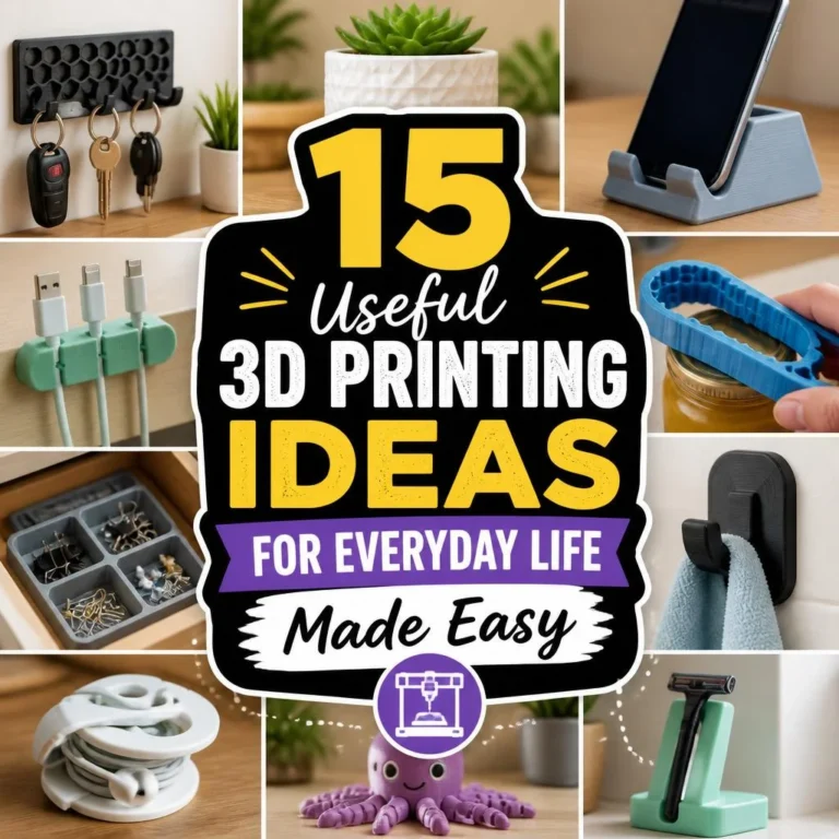 15 Useful 3D Printing Ideas for Everyday Life Made Easy