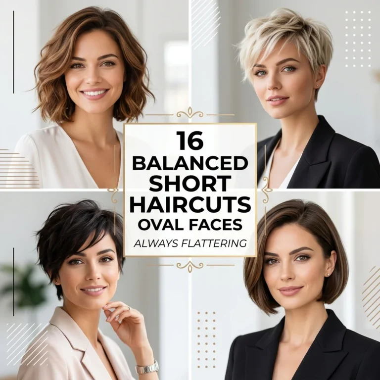 16 Balanced Short Haircuts Oval Faces Always Flattering