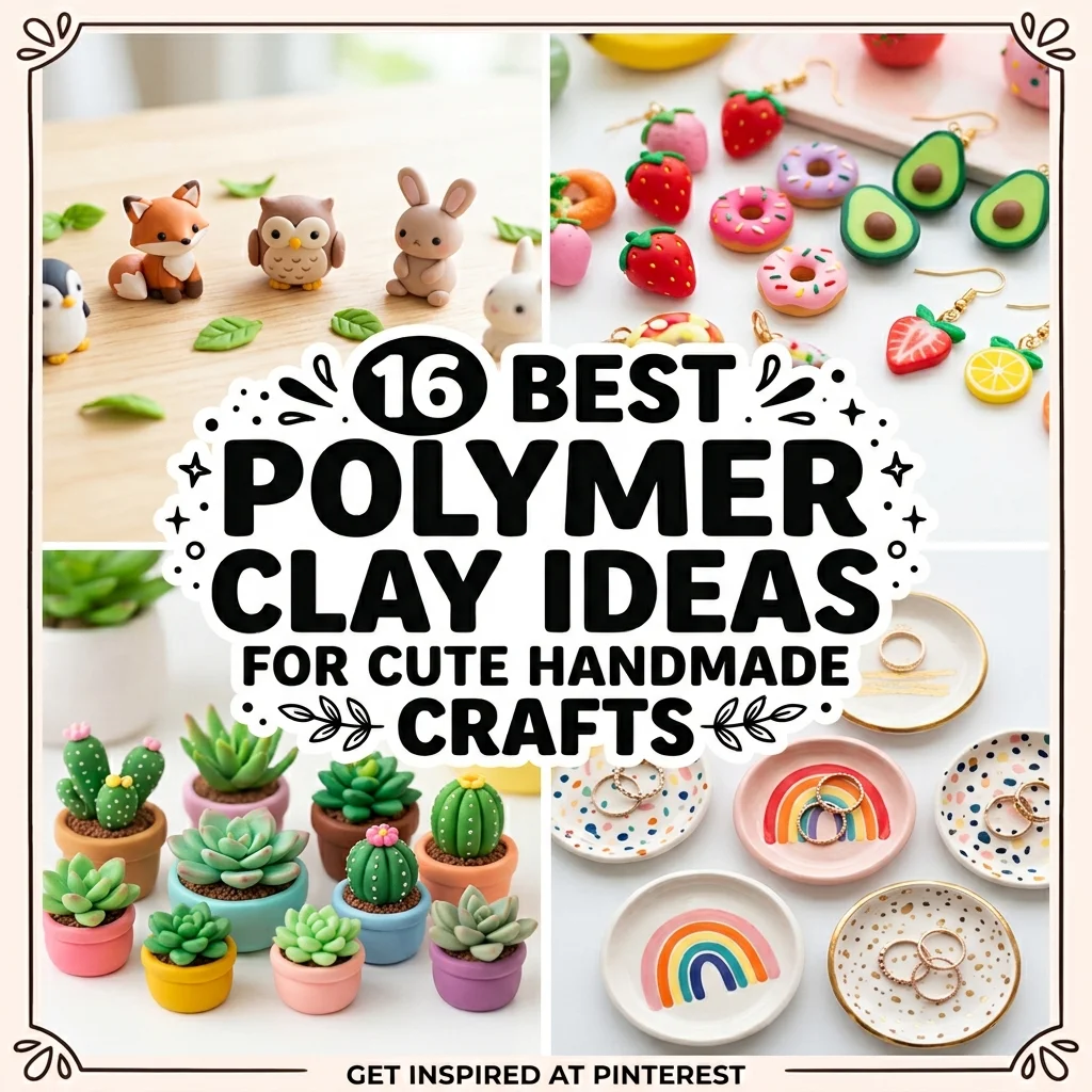 16 Best Polymer Clay Ideas for Cute Handmade Crafts