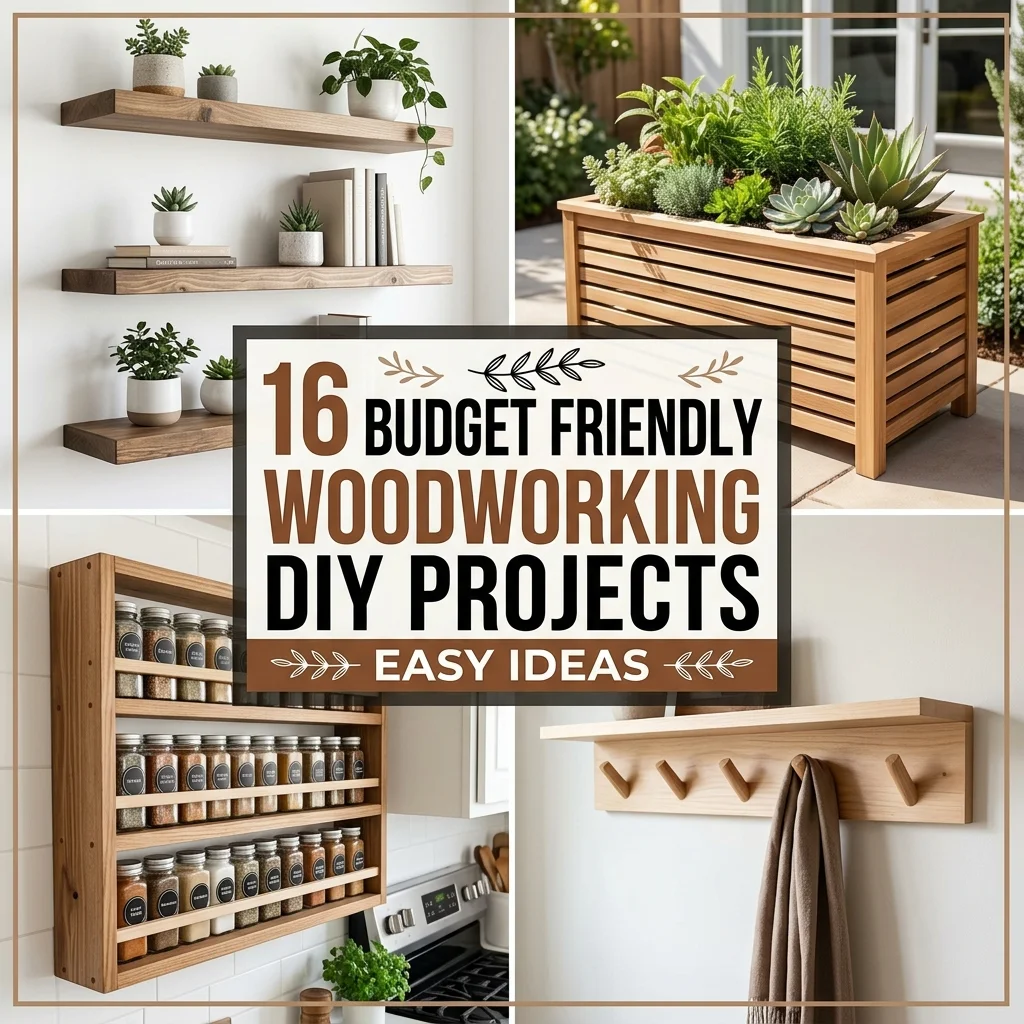 16 Budget Friendly Woodworking DIY Projects Easy Ideas