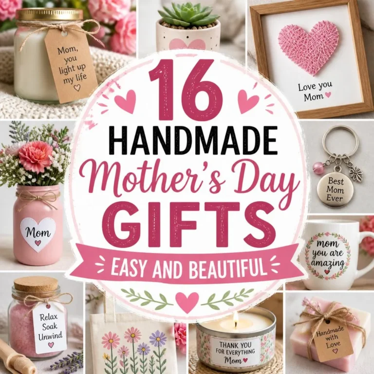16 Handmade Mother’s Day Gifts Easy and Beautiful