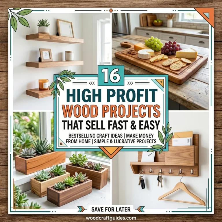 16 High Profit Wood Projects That Sell Fast and Easy