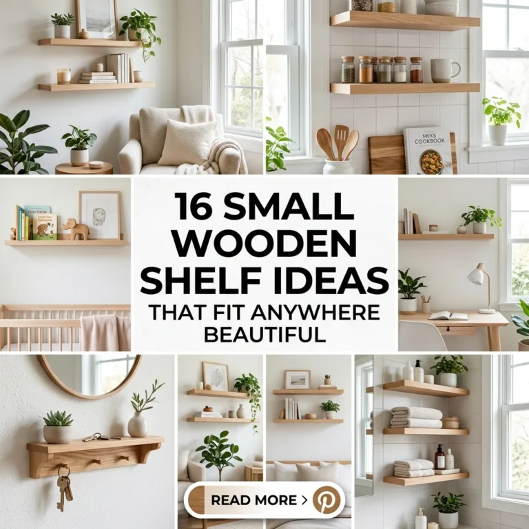 16 Small Wooden Shelf Ideas That Fit Anywhere Beautiful