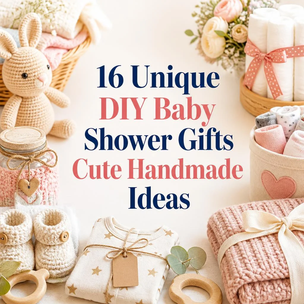 16 Unique DIY Baby Shower Gifts Cute Handmade Ideas