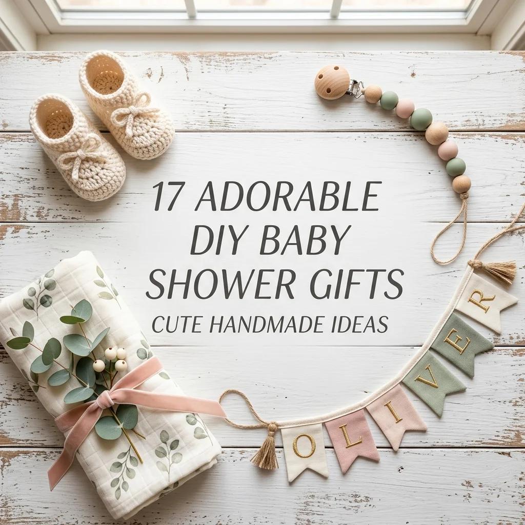 17 Adorable DIY Baby Shower Gifts Cute Handmade Ideas
