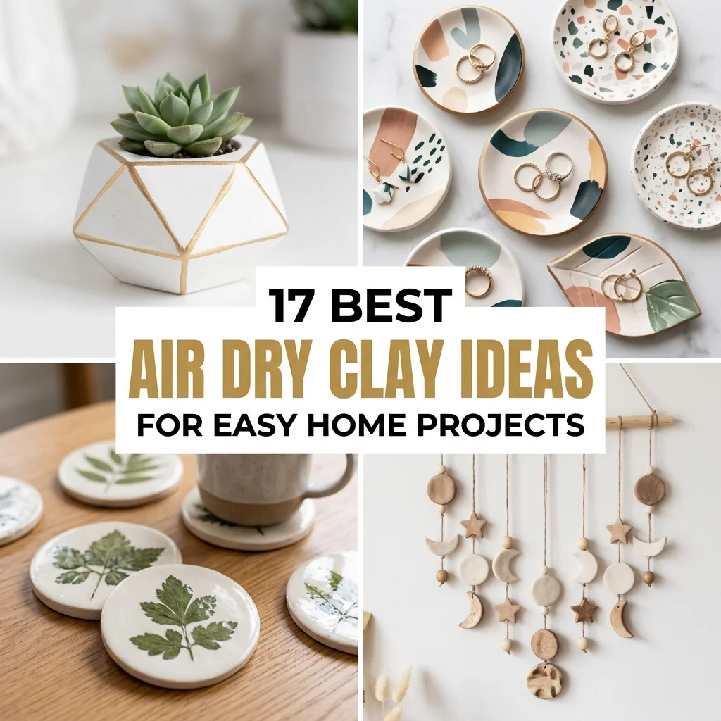 17 Best Air Dry Clay Ideas for Easy Home Projects