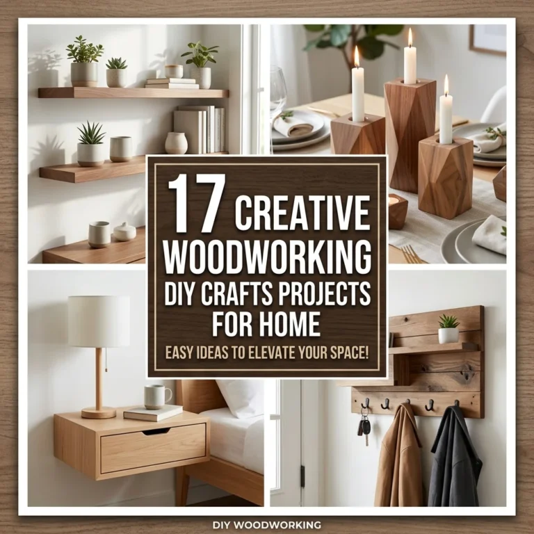 17 Creative Woodworking DIY Crafts Projects for Home