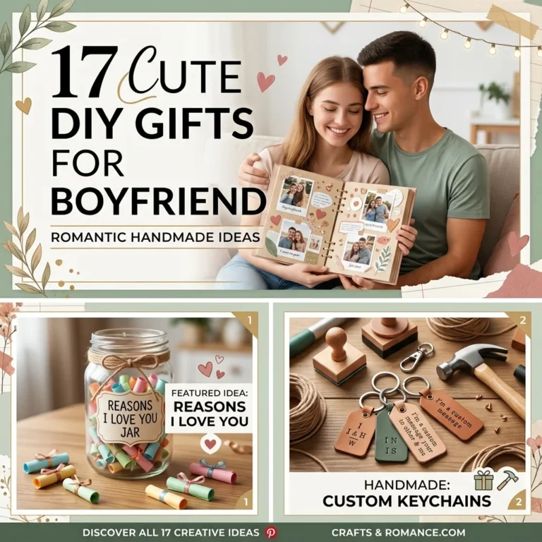 17 Cute DIY Gifts for Boyfriend Romantic Handmade Ideas