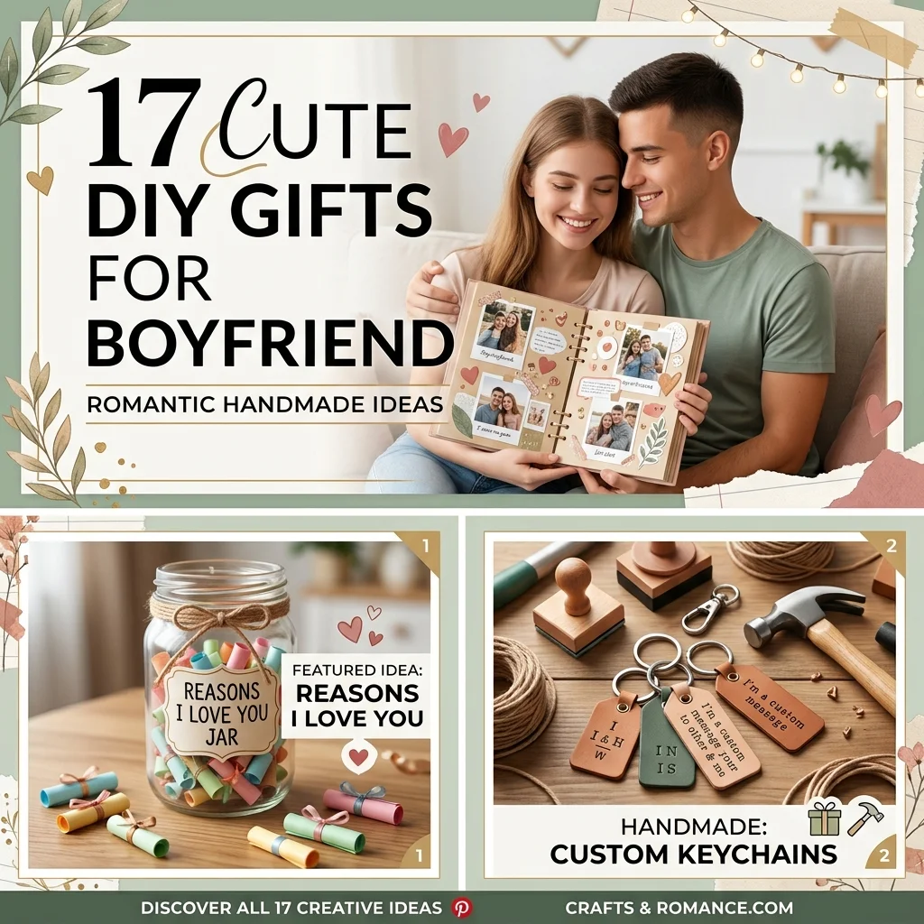 17 Cute DIY Gifts for Boyfriend Romantic Handmade Ideas