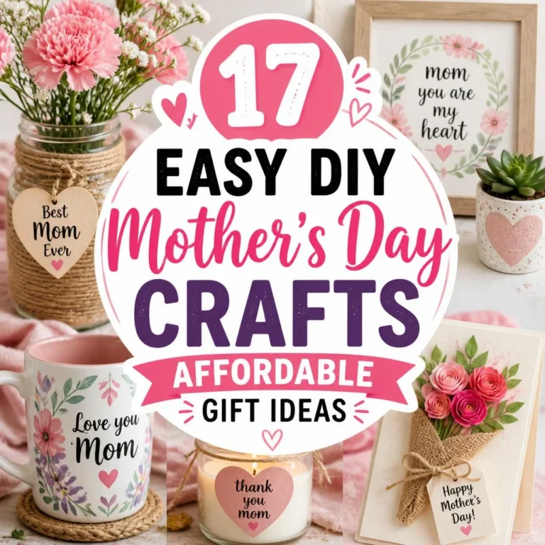 17 Easy DIY Mother’s Day Crafts Affordable Gift Ideas
