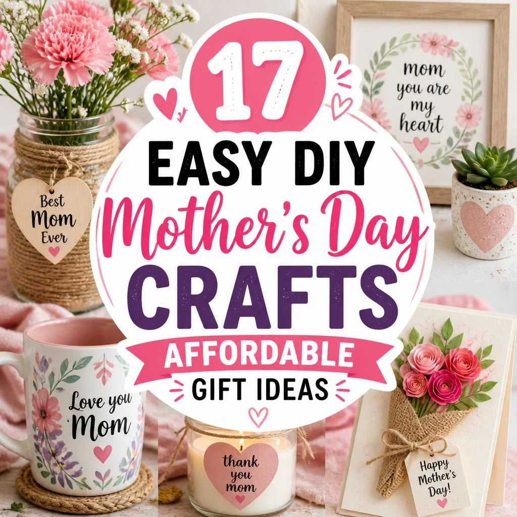 17 Easy DIY Mother’s Day Crafts Affordable Gift Ideas